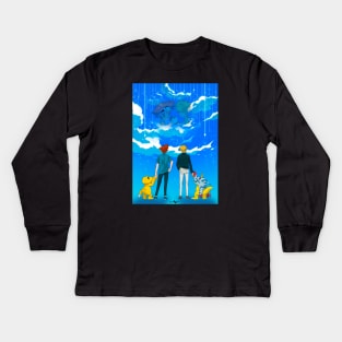 digimon Kids Long Sleeve T-Shirt